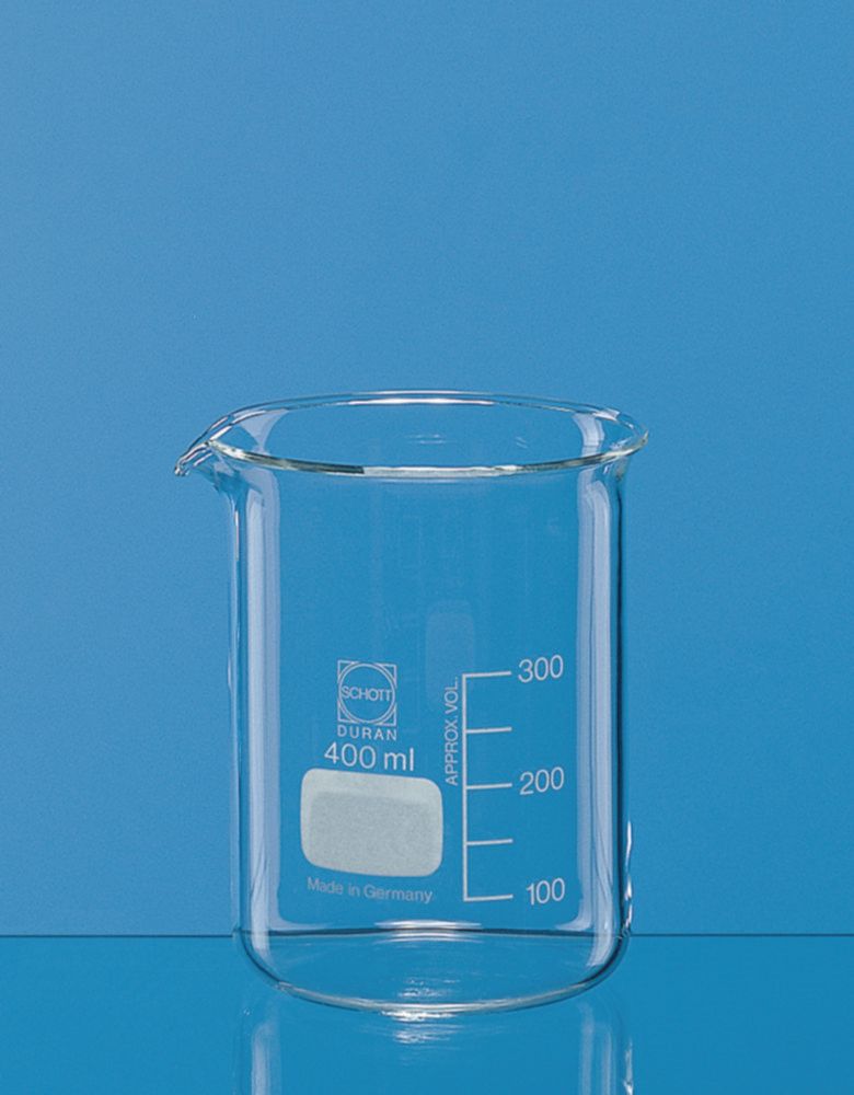 Becher, Boro 3.3, niedrige Form