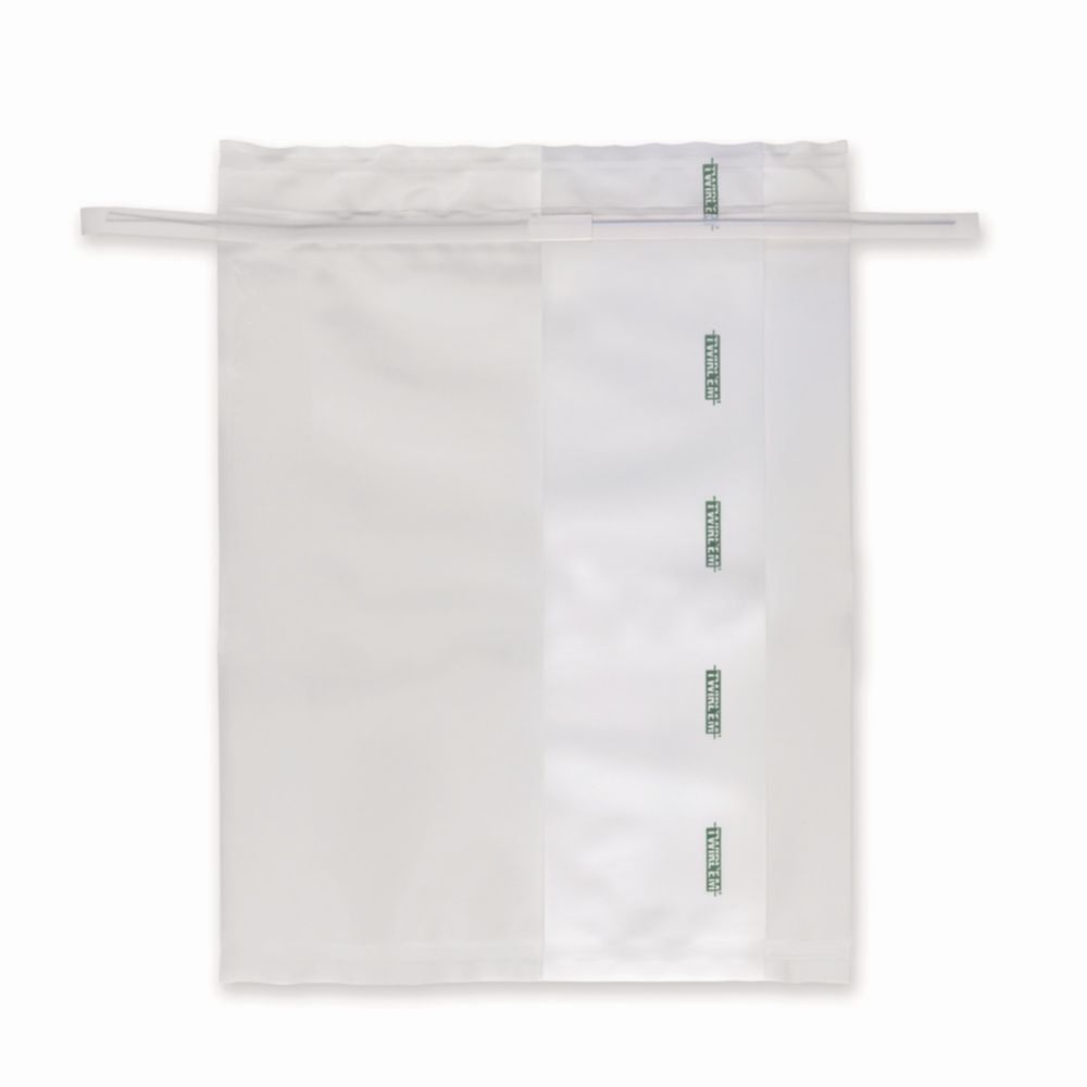 Probenbeutel, TWIRLEM, mit Beschriftungsfeld