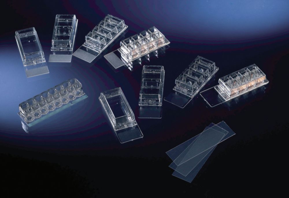 Objektträger Lab-Tek™ Chamber Slide™ System, PS