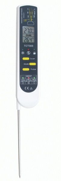 Infrarotthermometer mit Einstechfühler DualTemp Pro